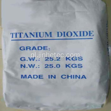 Dwutlenek tytanu A101 dla elastycznej białej gumowej pasty
